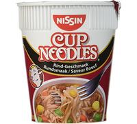 Nissin Nouilles Instantanées Bœuf 64 g - Lot de 4