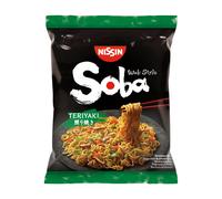 NISSIN - Soba Bag - Saveur Teriyaki - 1 carton de 9 sachets de 110g