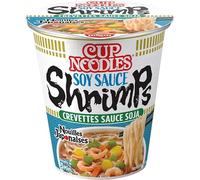 NISSIN - Nouilles Japonaises Crevettes Hamayaki 63G - Saveur intense de lAsie à déguster en quelques minutes - Lot De 4