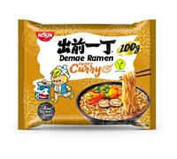 NISSIN Nouilles ramen instantanées Demae Curry japonais, 100 g