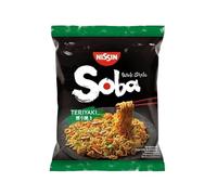 NISSIN - Nouilles Soba Teriyaki pour une expérience culinaire asiatique - Sachet de 110g - Epicerie Salée. - le Lot De 4