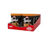 Nissin - Soba Cup - Saveur Pecking Duck - 1 Carton de 8 Cups de 87 g | Le goût emblématique du canard de Pékin préparé facilement et en 3 minutes dans la tasse Soba Cup.