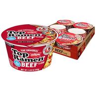 Nissin Top Ramen Bol Ramen Nouilles Soupe Bœuf 93 ml (lot de 6)