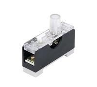 NISZA Porte-fusible 220V avec lumière, montage sur rail Din 6x30, tube à fusible en verre 10A, 1 pièce