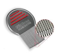 Nit Free - Terminator - Lot de 2 peignes professionnels en acier inoxydable pour le traitement des poux - Argenté