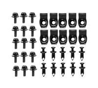 NITAGO Boulons de Carrosserie Automobile Vis Ecrou Hexagonal Clips Rivets Métal pour Pare-Chocs et Ailes Convient Aux Voitures Camions, 35 pièces 15 cm x 10 cm