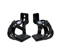 NITAGO Étrier Sécurité Renforcé en Fibre Carbone Légère Paire D'étriers D'équitation Confortable pr Équitation, Noir