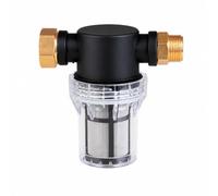 NITAGO Filtre Raccords Filés Métalliques 100 Préfiltre d'eau Compact pr Ntoyage Domestique, Age
