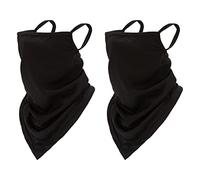 NITAIUN 2 Pcs Écharpe de Cou Visage Triangle Masque Bandana pour Ski Moto Vélo Cyclisme Escalade Chasse et Autres Sports Respirant Léger Protection contre les UV et la Poussière Unisexe