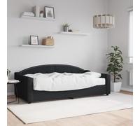 NITCA Canapé Convertible avec Matelas Canapé lit Banquette lit clic clac 2 Places Convertible bz convertible-Noir-90 x 190 cm-avec Matelas
