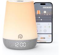 Nite 1 Reveil Enfant Machine À Bruit Blanc Bébé Avec 34 Sons Apaisants, Contrôle De App, Réveil Formateur De Sommeil Avec Veilleuse, Reveil Simulateur D'aube Bebe, Minuteur De Sieste
