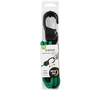 Nite Ize BSL48-17-R3 SlideLock Cordon élastique de qualité supérieure avec mousqueton coulissant en acier, 122 cm, vert