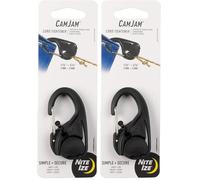 Nite Ize CamJam, Unisexe, pour Adulte, Noir, Taille Unique (Lot de 2)