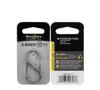NITE Ize Doppelkarabiner S-Binner Gr.2, argent NI-SB2-03-11 S-Biner Gr. 2
