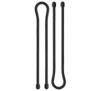 Nite Ize Gear Tie Original, réutilisables en caoutchouc Twist Tie, noir, 12"