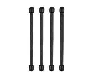 Nite Ize Gear Tie® Reusable Rubber Twist Tie™ 3 Pouces - Lot de 4 - Noir
