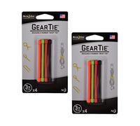Nite IZE GT3-4pk-a1 7,6 cm Gear Tie Couleurs Assorties 4 Fils