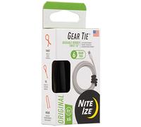 Nite Ize Gtpp6-01-6r8 Cravate de Vitesse Unisexe, Noir, 15,2 cm