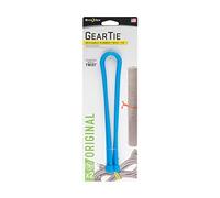 Nite Ize Lot de 2 Attaches torsadées en Caoutchouc réutilisables, 45,7 cm, Bleu Vif, fabriquées aux États-Unis