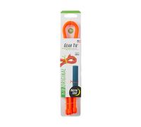Nite Ize Lot de 2 Attaches torsadées en Caoutchouc réutilisables, 45,7 cm, Orange