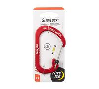 Nite Ize Mousqueton en aluminium Unisexe Rouge Taille 4