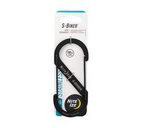 Nite Ize Mousqueton S-Biner en acier inoxydable Taille 5 – Noir