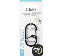 NITE Ize Mousqueton pour clé NI-GS2-01-R6 noir 2 pc(s)