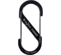 Nite Ize Mousqueton S-Biner en acier inoxydable Taille 5 – Noir