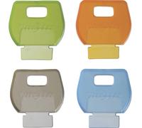 Nite Ize Protections de clés IdentiKey NI-KID-A1-4R7 Lot de 4 multicolore