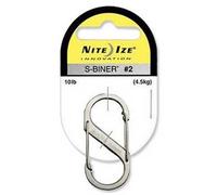 Nite Ize Mousqueton S-Biner NI-SB2-03-11 Gr.2 argent 1 pièce