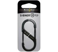 Nite Ize S-Biner Acier Inoxydable Taille #3 Noir