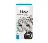 Nite Ize Microlock Steel Biner Mousqueton Security One Size Metal