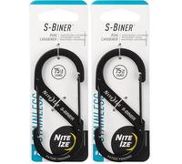 Nite Ize S-Biner Mousqueton Double en Acier Inoxydable pour Homme Noir Taille 4