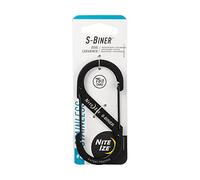 Nite Ize S- biner Dual INOX Mousqueton Hommes, Noir, 32