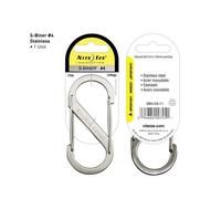 Nite Ize S-Biner Stainless Steel Size 4 (Silver)