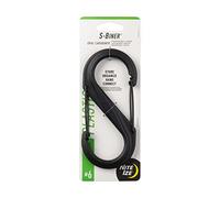 Nite Ize SBP6-03-01BG Lot de 6 serre-joints en S en plastique Noir
