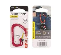 Mousqueton SlideLock Carabiner 3 Aluminum Nite Ize - Red