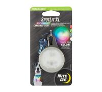 Nite Ize SpotLit XL Lampe LED Mousqueton Rechargeable avec Disc-O Select, Changement de Couleur