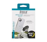 Nite IZE Steelie Orbiter Plus Kit de Tableau de Bord Compatible avec Support Voiture MagSafe pour iPhone 12, 13, Pro Max, Mini