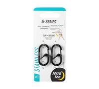 Nite IZE Unisexe - Mousqueton à Double Chambre pour Adulte G-Series