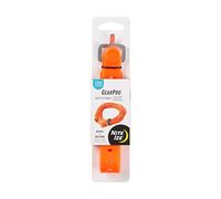 Nite Ize USS12-31-R3 GearPro, Sangle utilitaire pour sécuriser les bâches, les tuyaux, les skis, le bois, 31,8 kg, limite de charge, 30,5 cm, noir, orange vif