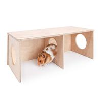 Niteangel Abri Secret pour Hamster avec 2 Chambres et Jouets de Tunnel à Explorer (L)