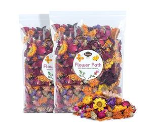 Niteangel Décoration d'Habitat pour Petits Animaux en Fibres Naturelles et Douces, Tapis de Fleurs pour Hamsters Nains Syriens, Gerbilles, Souris, Degus, Chemin Parfumé aux Fleurs