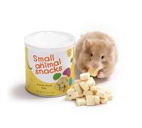 Niteangel - Friandises naturelles pour hamsters nains, syriens, robo, gerbilles, souris, dégus ou autres petits animaux de compagnie - Tofu séché au fromage 8 mm - 19 g