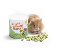 Niteangel Friandises pour hamster et friandises - Friandise naturelle pour hamsters nains, hamsters syriens, hamsters robo, gerbilles, souris, dégus ou (PEA Freeze-Dried - 40 g))