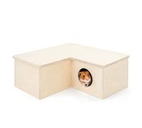Niteangel Maison dédale à Plusieurs Chambres pour Hamsters - Cachettes à Plusieurs pièces et Jouets d'exploration de Tunnels pour Hamsters, gerbilles et Souris (3-Pièces Grand)