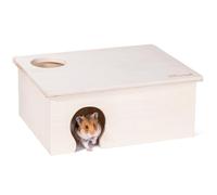 Niteangel Niche en Bouleau pour Hamster - Petits Animaux de Compagnie pour Hamster, Souris, gerbilles et Souris
