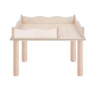 Niteangel Plateforme de jeu en bois pour hamster et clôture de labyrinthe à plusieurs chambres pour hamsters nains, gerbilles, souris, dègus ou autres petits animaux (pour cachette à 2 chambres-grand)