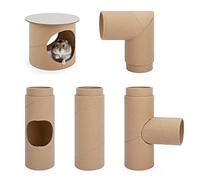 Niteangel Tunnel créatif et composable pour hamsters - Bricolage unique pour petits animaux comme hamsters, souris, gerbilles et rats (ensemble de tunnel entier - brut)
