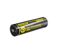 Nitecore 18650 NL1834R Li ion 3400mAh 3,6 volts + connexion USB-C